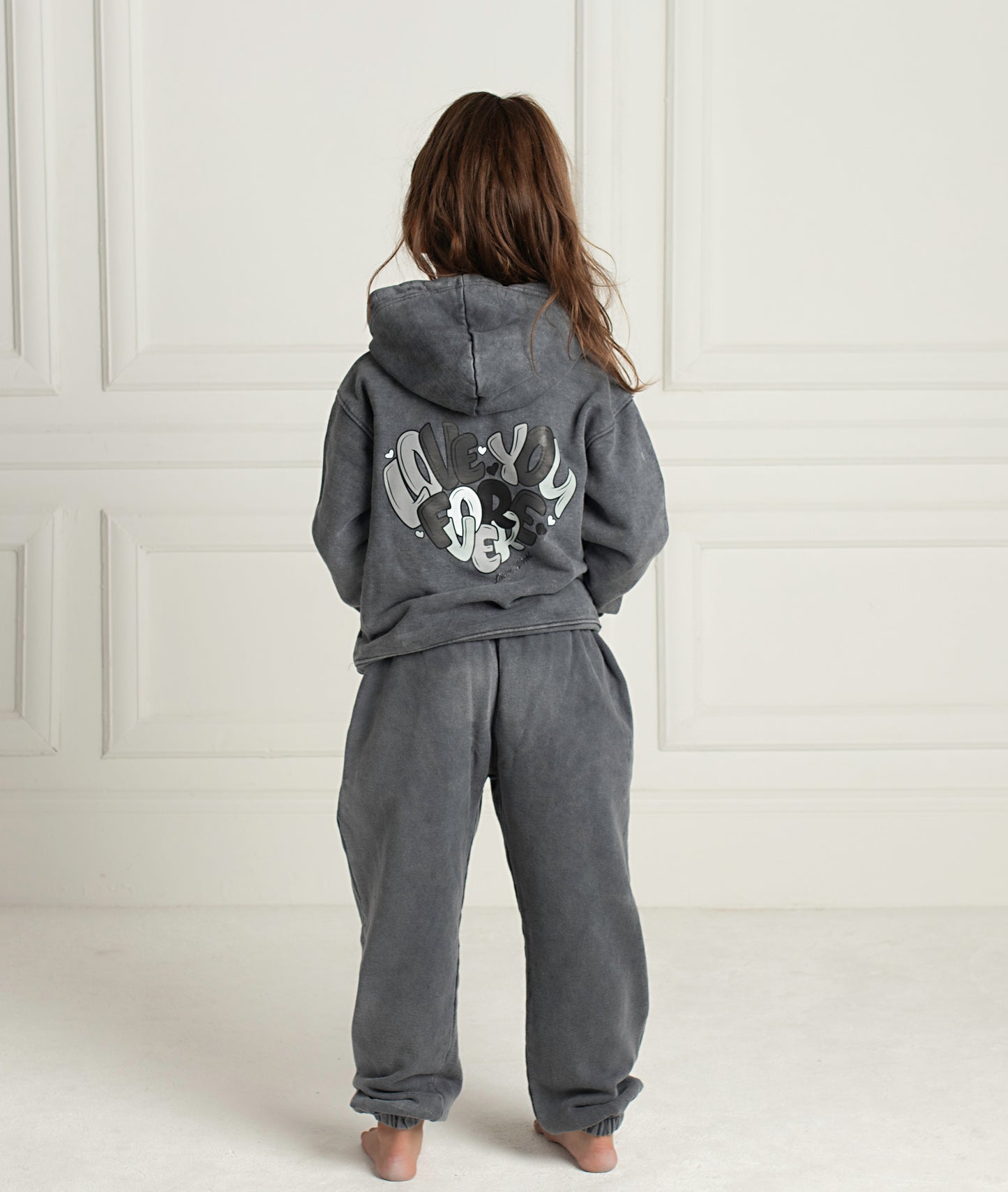 Acid wash love you tracksuit