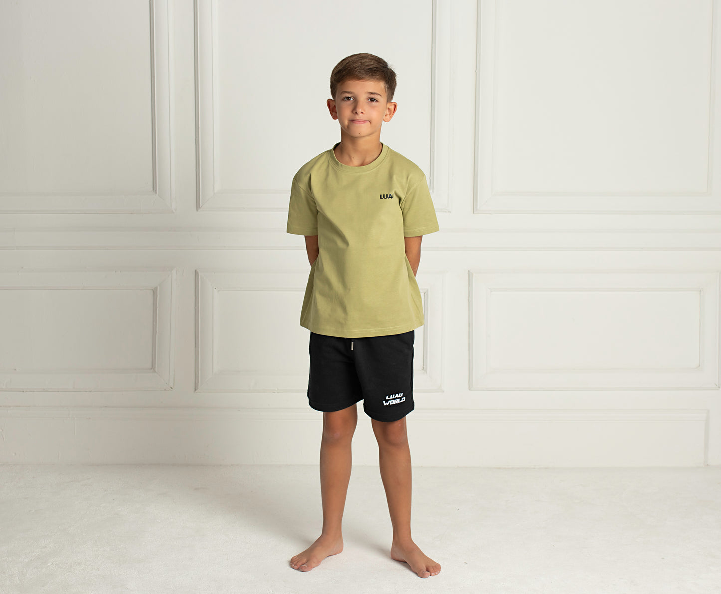 Luau Block T-shirt Olive