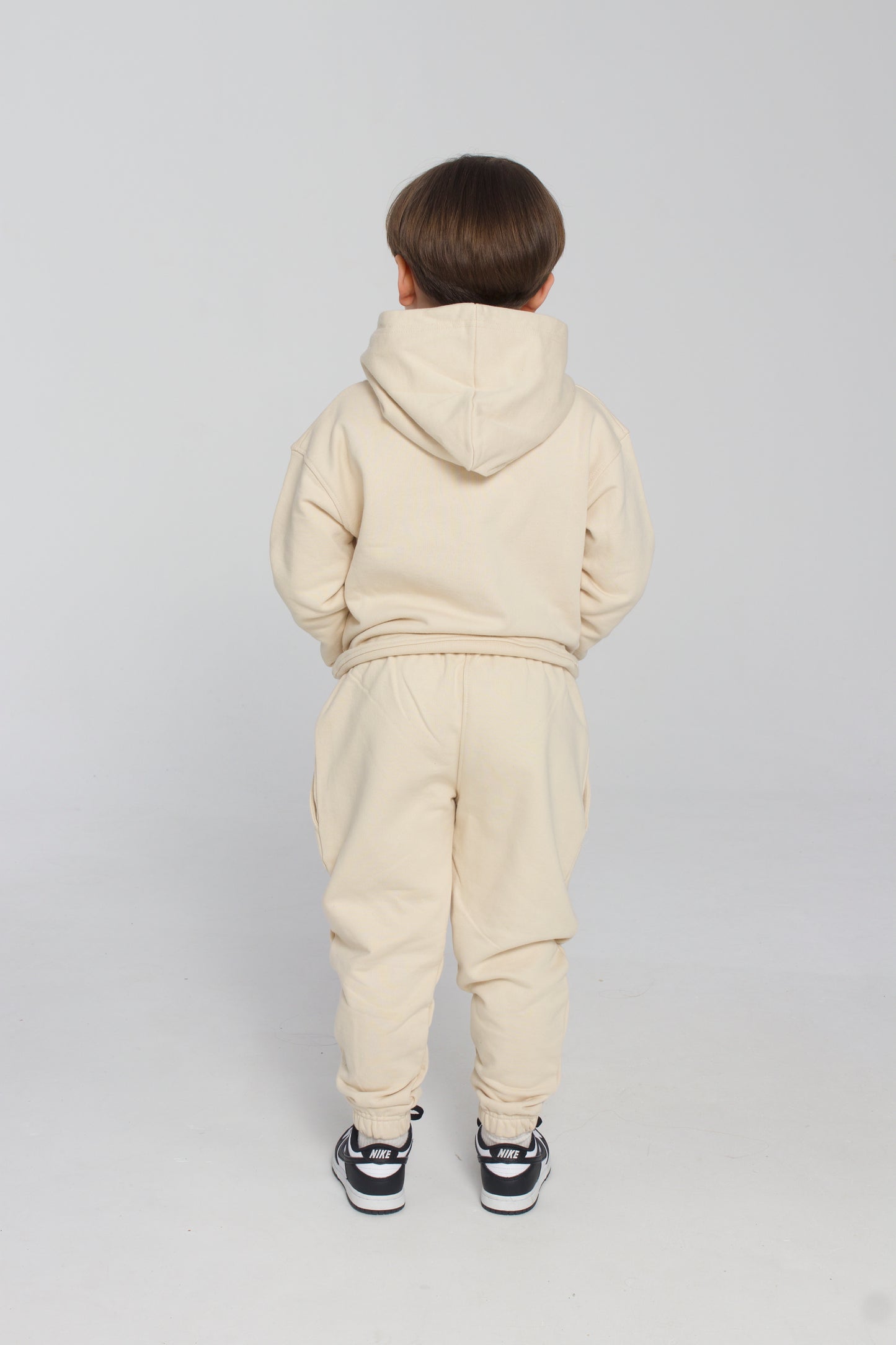 Baseball hood set cream