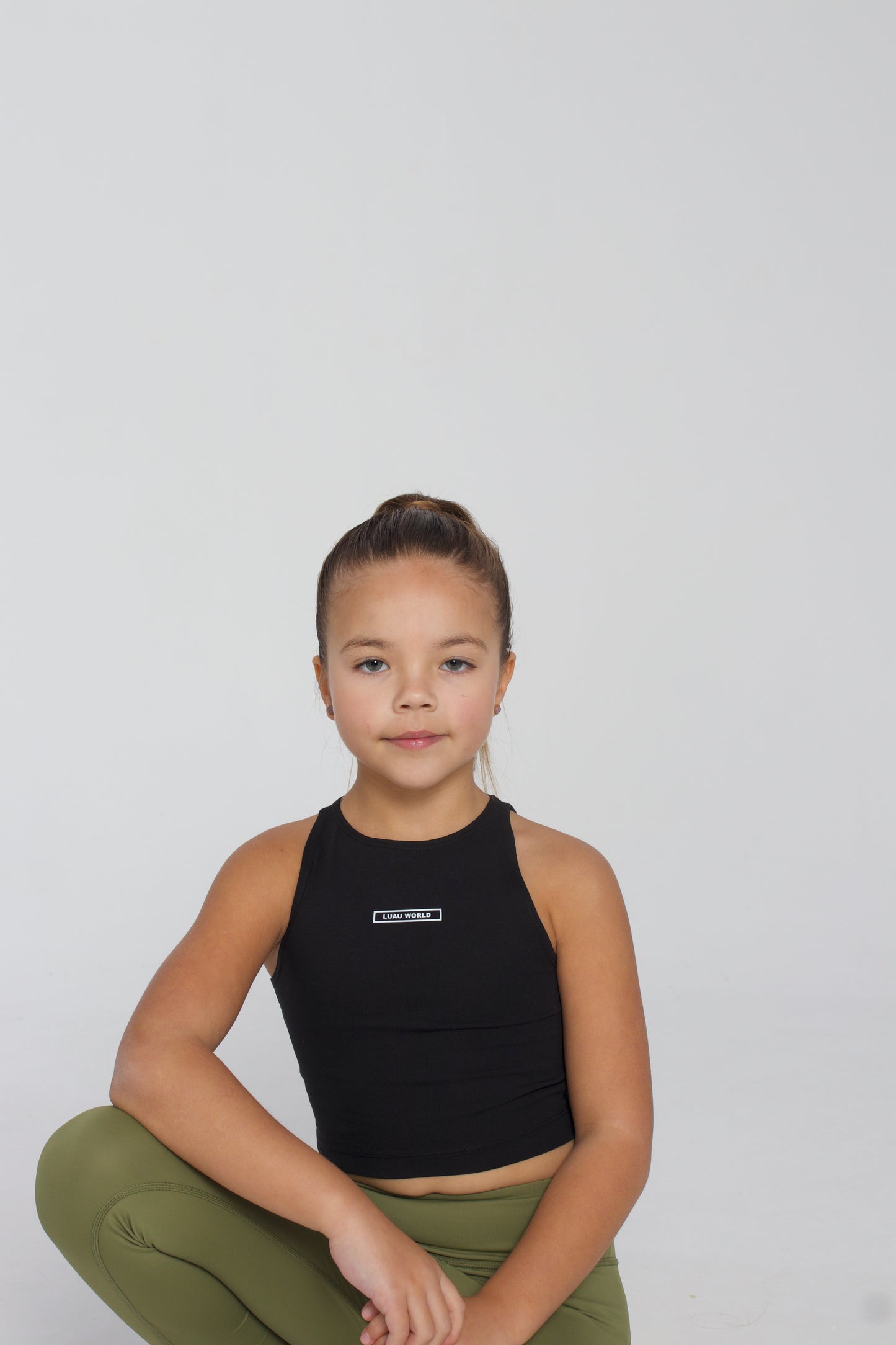 Crop vest luau world