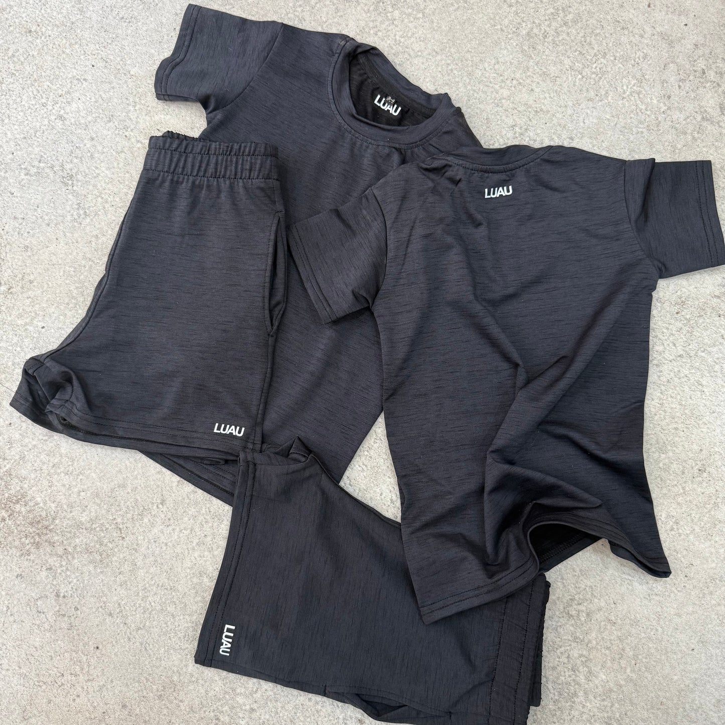 Luau boys sport t-shirt and shorts set