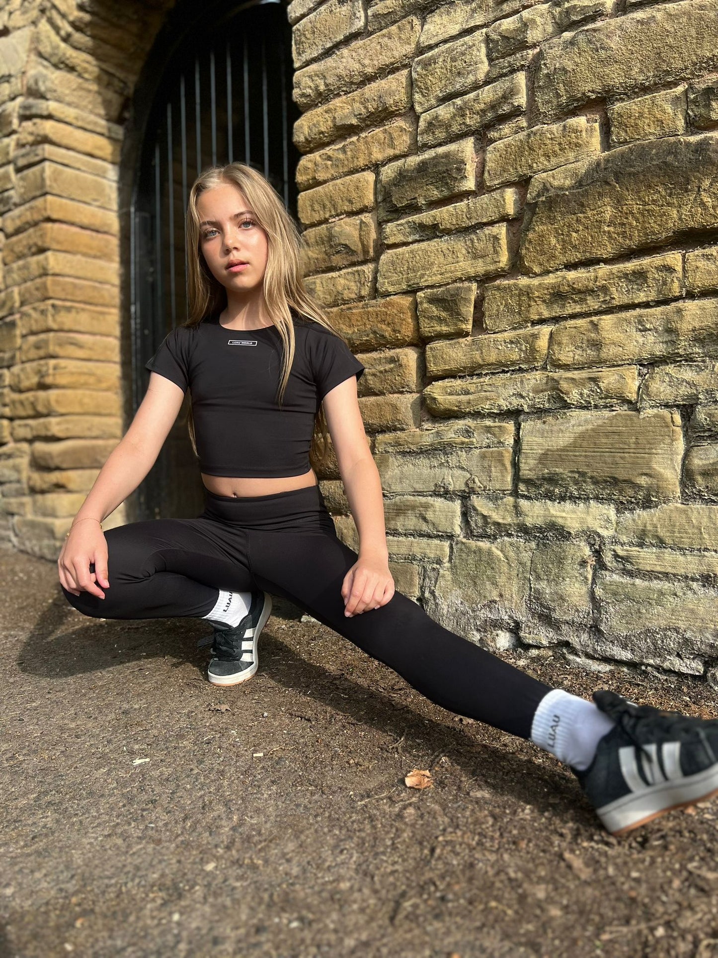 Classic Luau butter legging and crop set