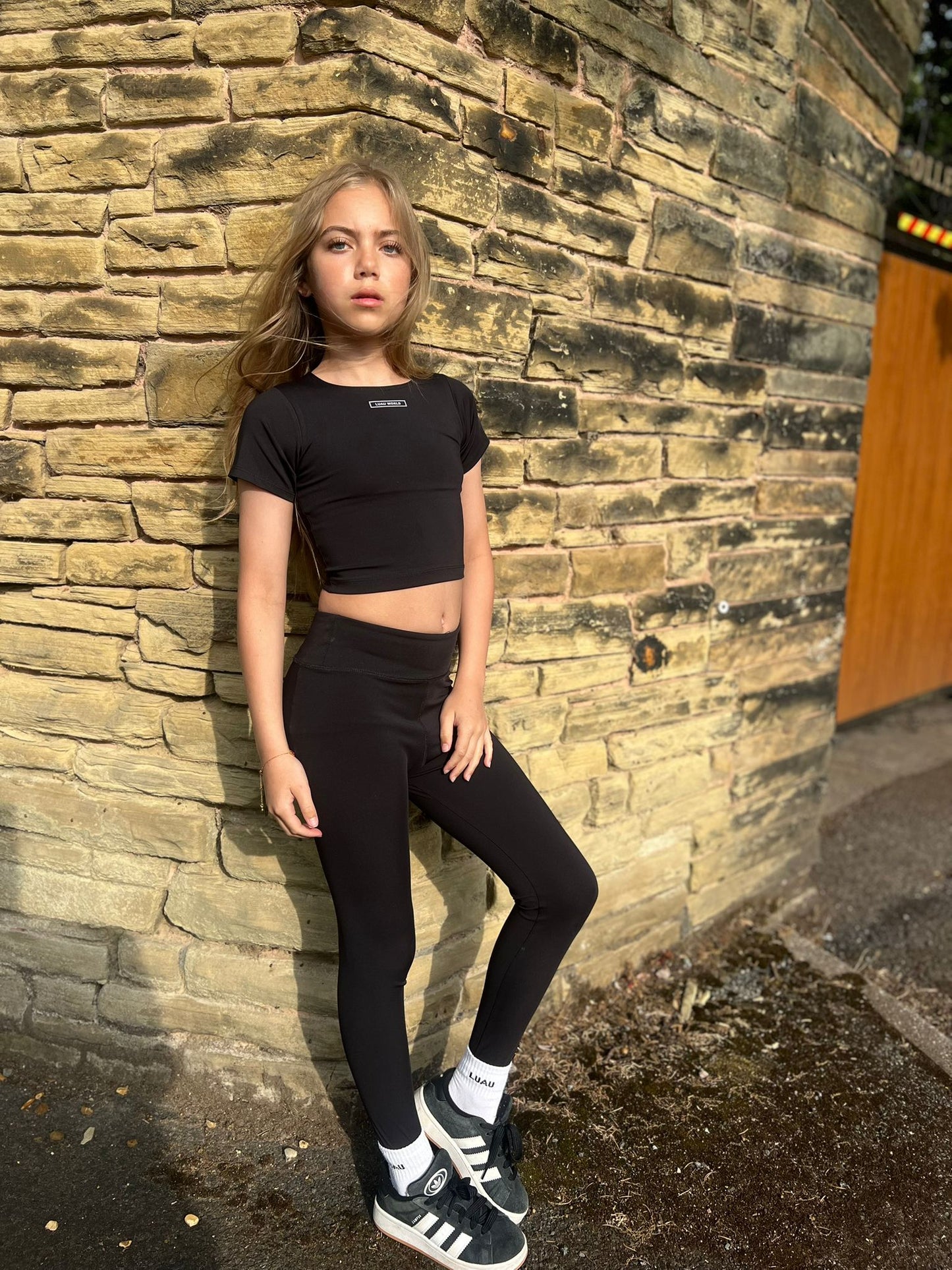 Classic Luau butter legging and crop set