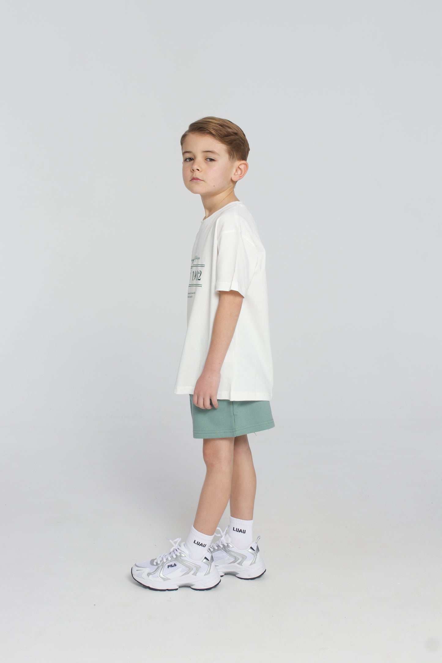 Luau 1982 sports tee white