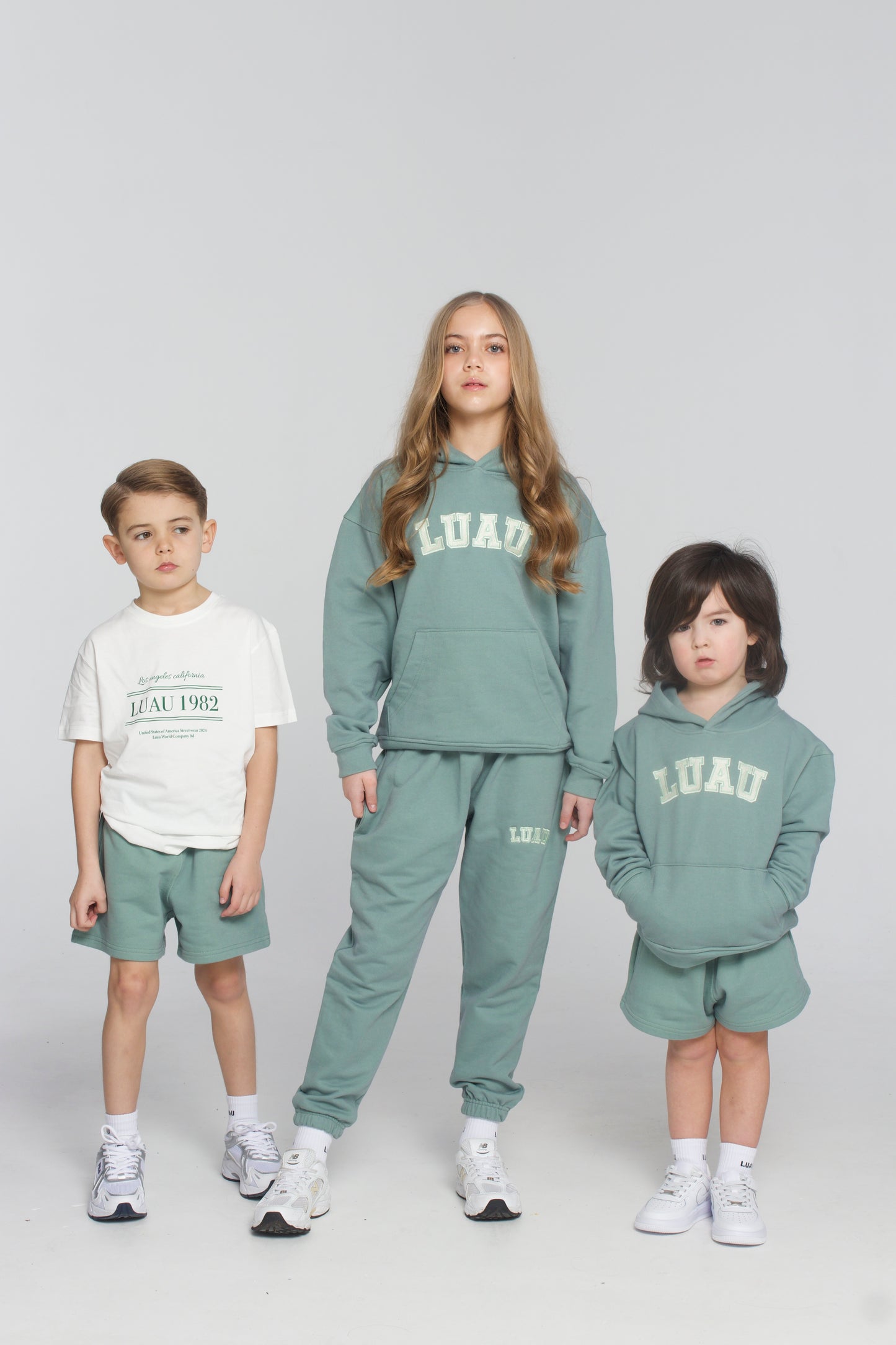 Luau college hoodie sage