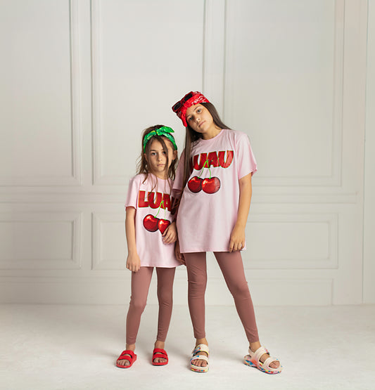 Luau cherry t-shirt regular fit