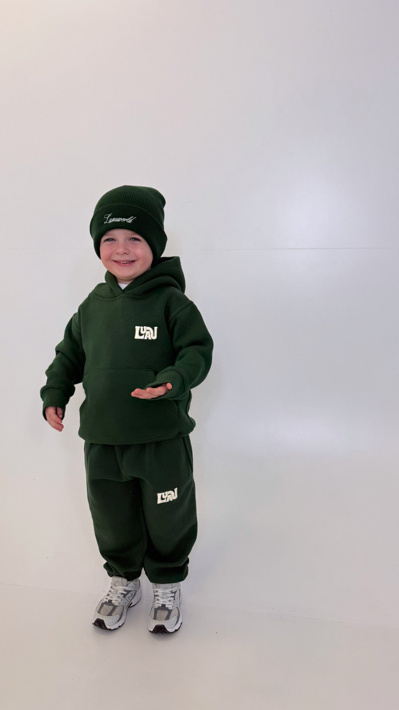 Luau forrest green set