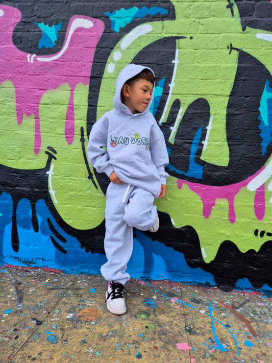 Flower power hooded tracksuit
