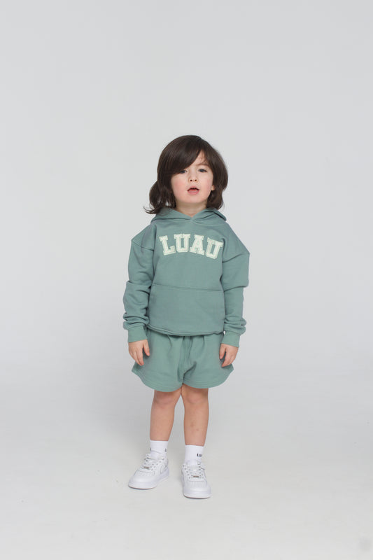 Luau college hoodie sage